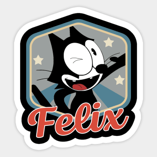 Felix's Tooniverse Zany Exploits on the Big Screen Sticker